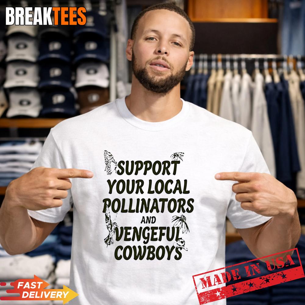Adam Page Support Your Local Pollinators and Vengeful - Adult & Kids T-Shirts, Sweatshirts & Hoodies apparel design preview 1