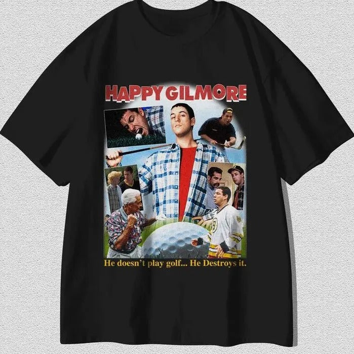 Adam Sandler Happy Gilmore Vintage Funny Actors - Adult & Kids T-Shirts, Sweatshirts & Hoodies apparel design preview 1