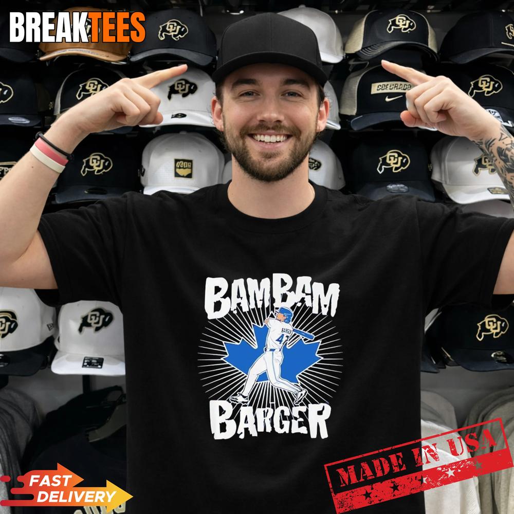 Addison Barger Toronto Blue Jays MLB BamBam Slugger - Adult & Kids T-Shirts, Sweatshirts & Hoodies apparel design preview 1