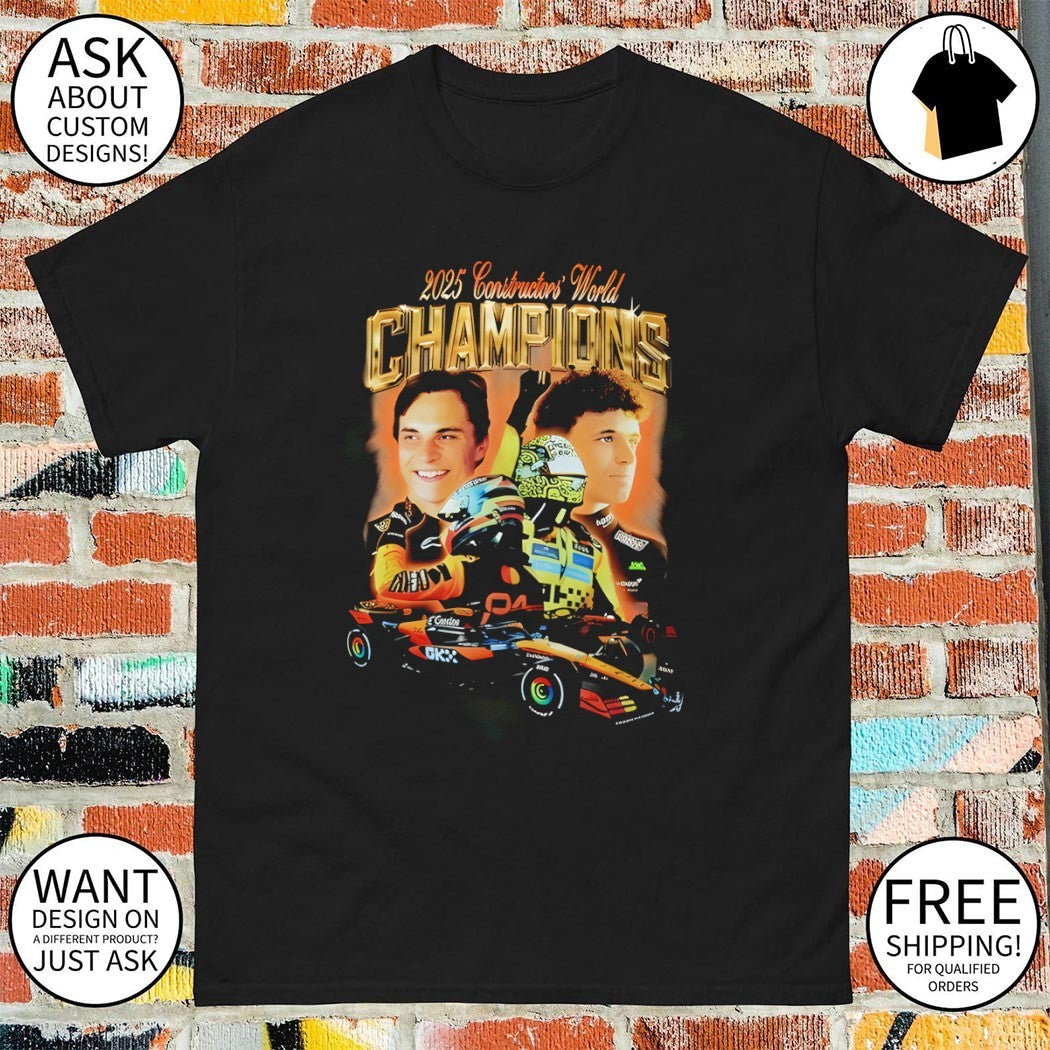 Adele McLaren 2025 Constructors World Champions - Adult & Kids T-Shirts, Sweatshirts & Hoodies apparel design preview 1
