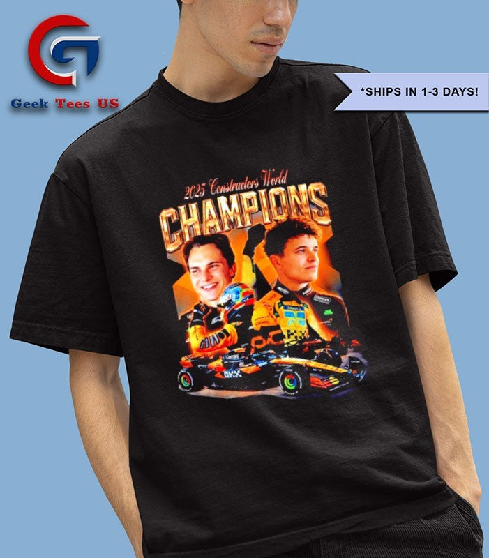 Adele wearing Lando and Oscar Formula 2025 - Adult & Kids T-Shirts, Sweatshirts & Hoodies apparel design preview 1