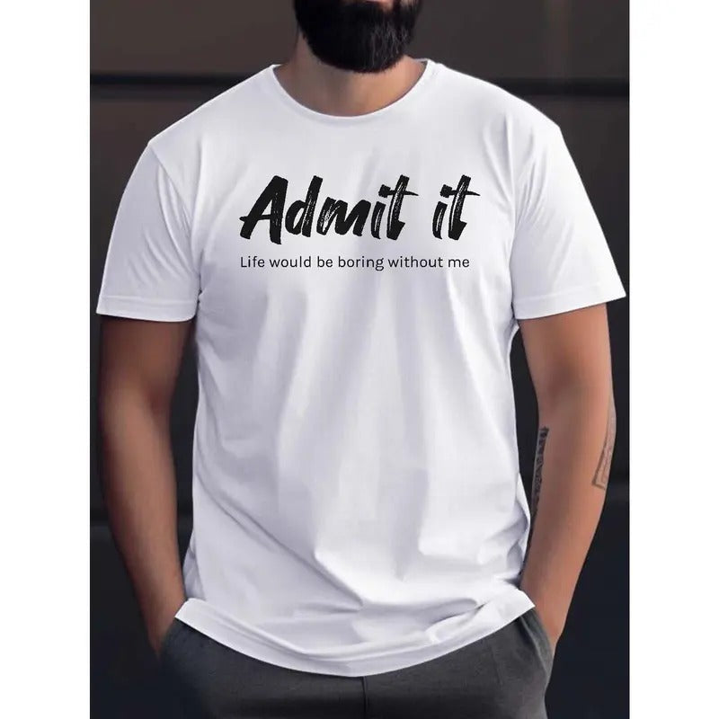 "Admit Print Casual Quick Drying Breathable Short - Adult & Kids T-Shirts, Sweatshirts & Hoodies apparel design preview 1