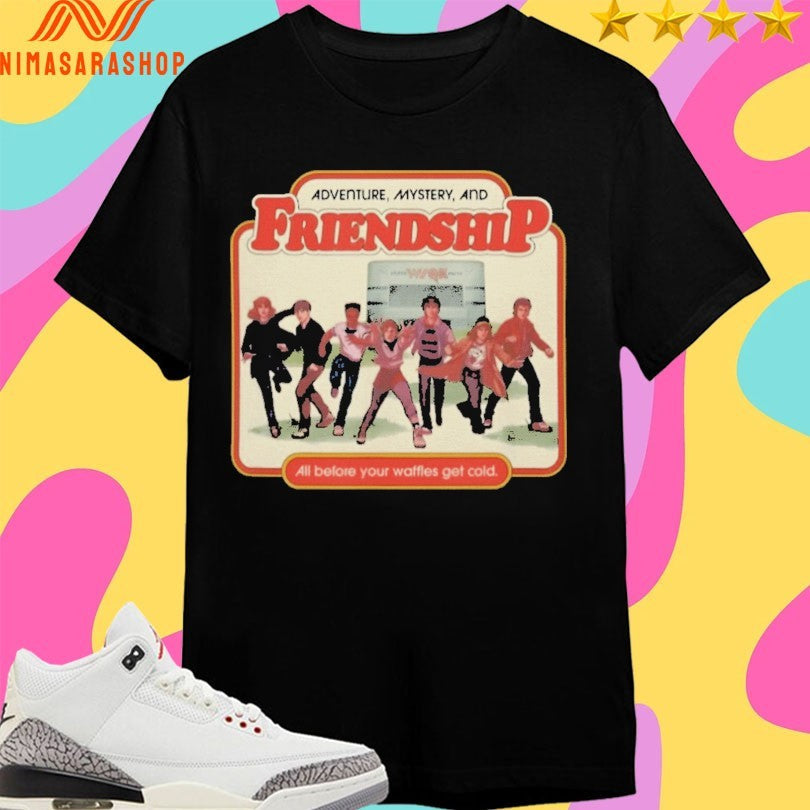 Adventure Mystery And Friendship All Before Your - Adult & Kids T-Shirts, Sweatshirts & Hoodies apparel design preview 1