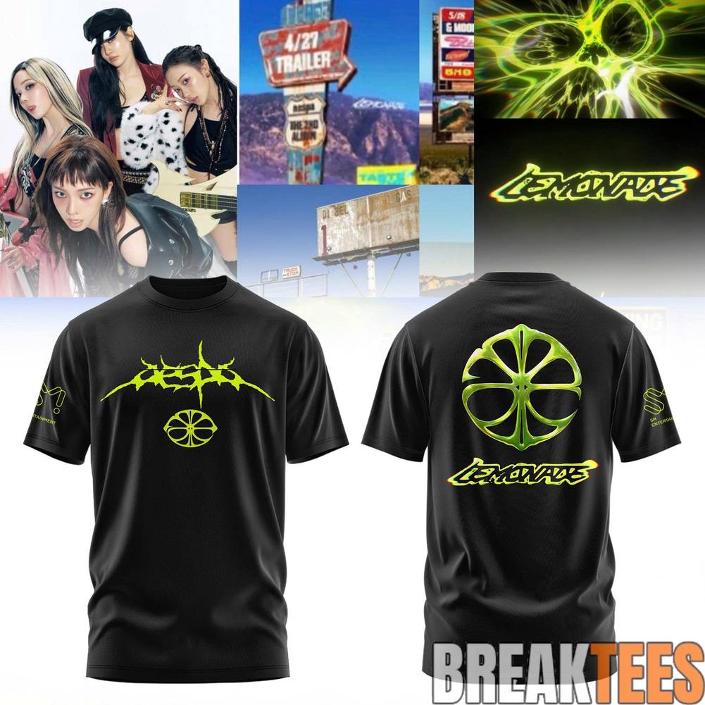 Aespa LEMONADE The 2nd Album Limited Edition - Adult & Kids T-Shirts, Sweatshirts & Hoodies apparel design preview 1