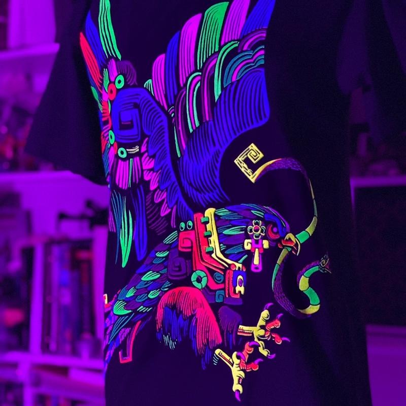 Aguila Abstract Black Cotton - Adult & Kids T-Shirts, Sweatshirts & Hoodies apparel design preview 1