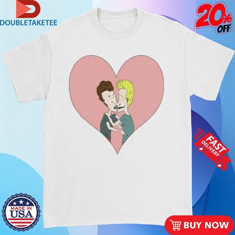 Aiden Arata x Beavis and Butt-Head Heart T-Shirtss - Adult & Kids T-Shirts, Sweatshirts & Hoodies apparel design preview 1