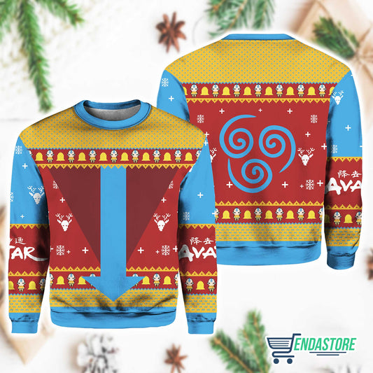 Airbenders Air Nomads Avatar 3D Christmas Sweater - Holiday Gift product image