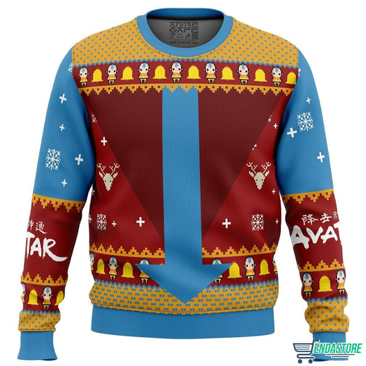 Airbenders Air Nomads Avatar 3D Ugly Christmas Sweater - Holiday Gift product image