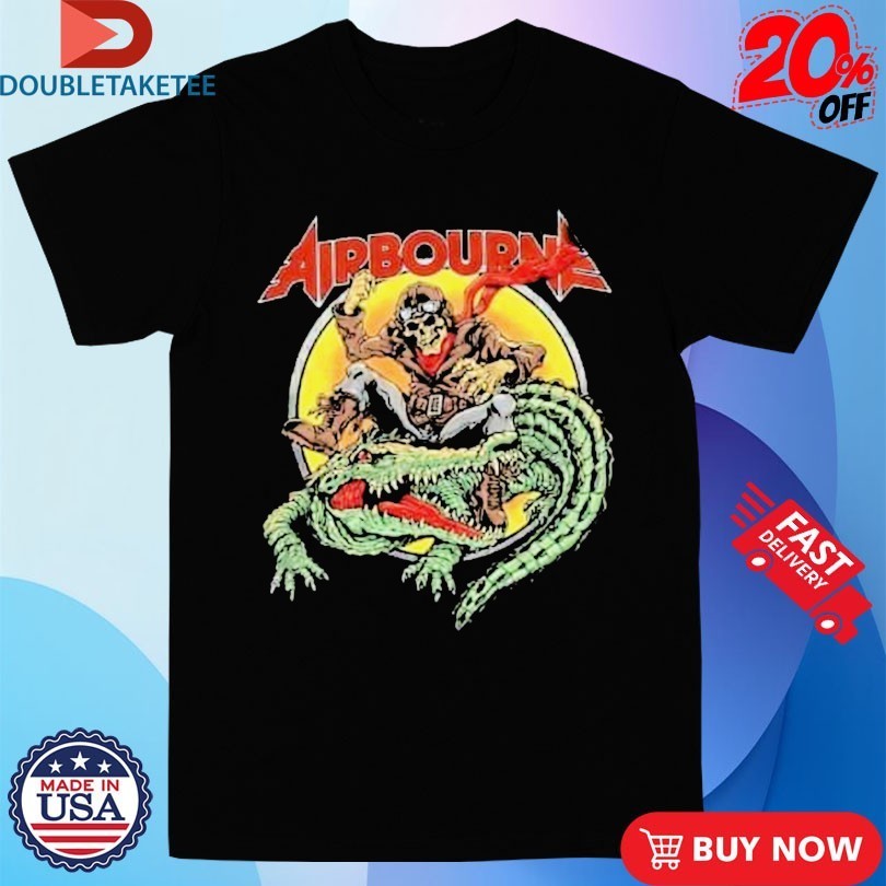 Airbourne Gutsy Europe Tour 2026 Heavy Metal - Adult & Kids T-Shirts, Sweatshirts & Hoodies apparel design preview 1