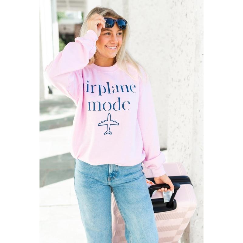 'Airplane Mode' Travel Vacation - Adult & Kids T-Shirts, Sweatshirts & Hoodies apparel design preview 1