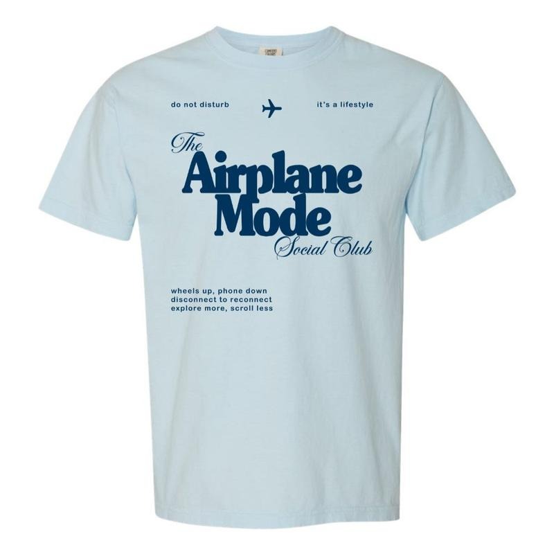 'Airplane Mode Social Club' - Adult & Kids T-Shirts, Sweatshirts & Hoodies apparel design preview 1