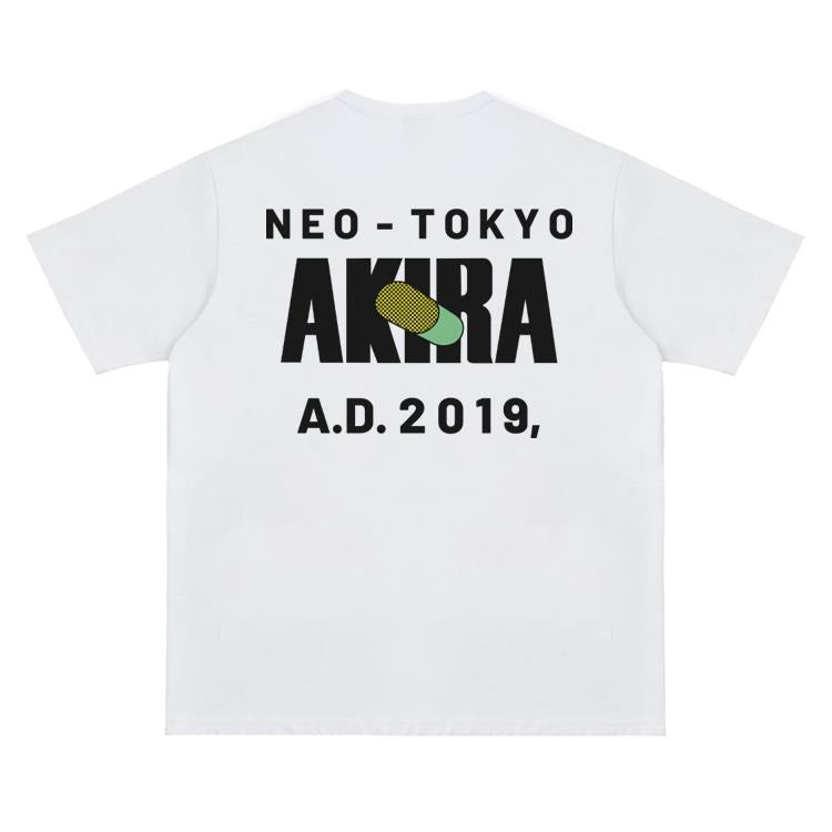 Akira "2019" Vintage Anime 100% Cotton Original Top - Adult & Kids T-Shirts, Sweatshirts & Hoodies apparel design preview 1