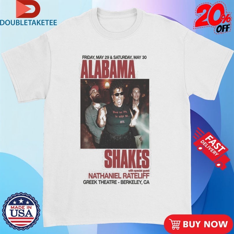 Alabama Shakes May 29-30 2026 Berkeley, CA - Adult & Kids T-Shirts, Sweatshirts & Hoodies apparel design preview 1