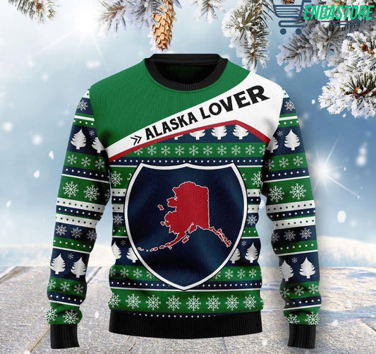 Alaska Lover 3D Ugly Christmas Sweater - Holiday Gift product image