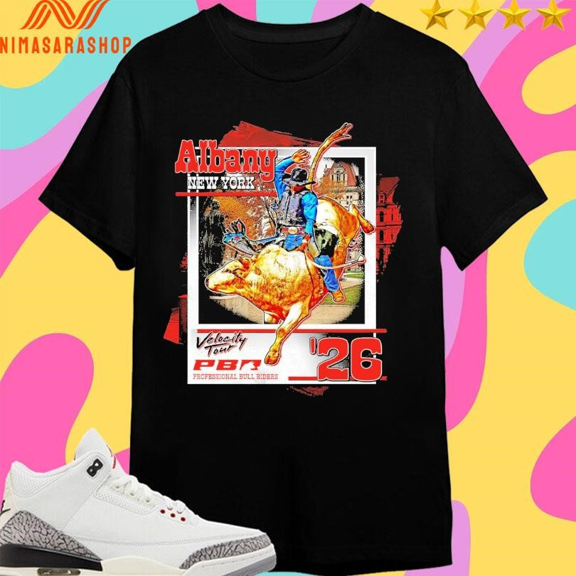 Albany New York Velocity Tour Professional Bull - Adult & Kids T-Shirts, Sweatshirts & Hoodies apparel design preview 1
