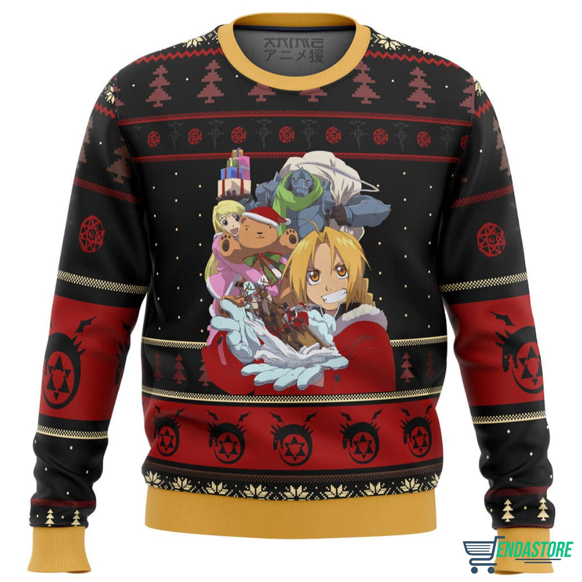 Godzilla Skull Santa Clause 3D Ugly Christmas Sweater - Holiday Gift product image 3