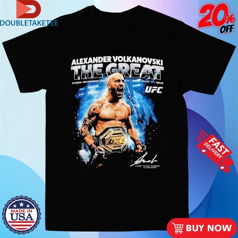 Alexander Volkanovski The Great UFC 325 World - Adult & Kids T-Shirts, Sweatshirts & Hoodies apparel design preview 1
