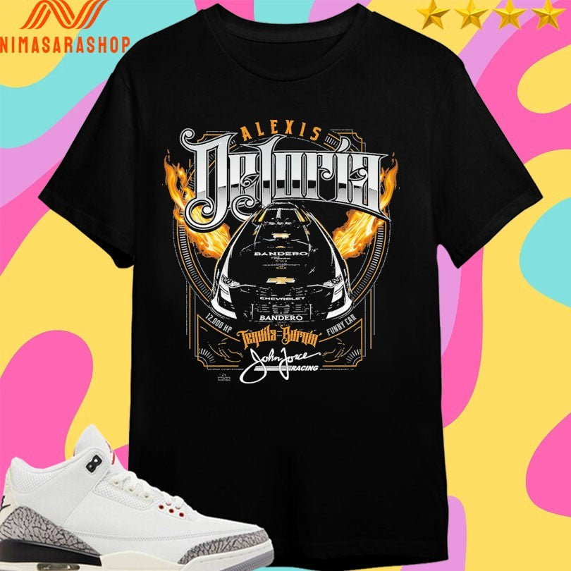 Alexis Dejoria Bandero Funny Car Tequila Buruin John - Adult & Kids T-Shirts, Sweatshirts & Hoodies apparel design preview 1