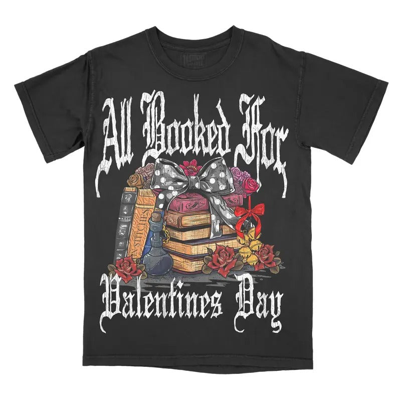 All Booked Comfort Colors Reader BookTok Top Bookish - Adult & Kids T-Shirts, Sweatshirts & Hoodies apparel design preview 1