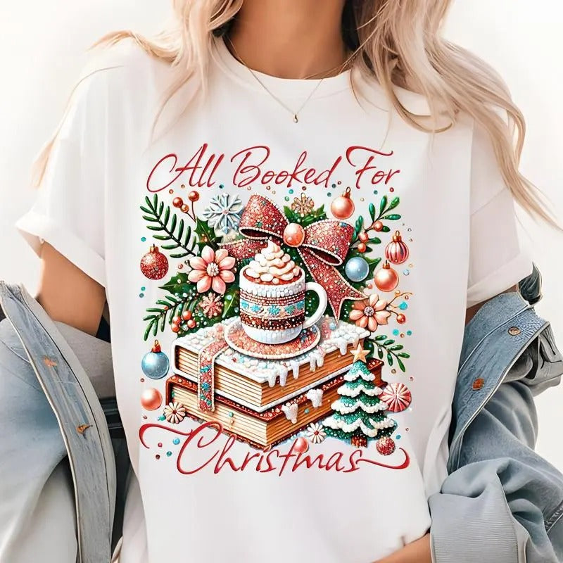 All Booked Book Cute - Adult & Kids T-Shirts, Sweatshirts & Hoodies apparel design preview 1