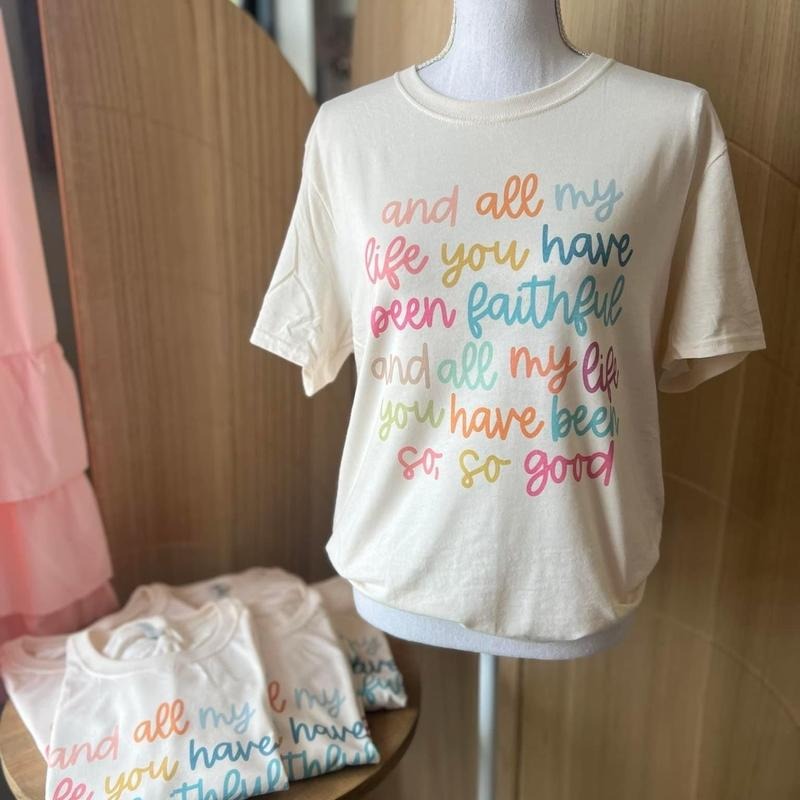 All My Life You Have Been Faithful Christian - Adult & Kids T-Shirts, Sweatshirts & Hoodies apparel design preview 1
