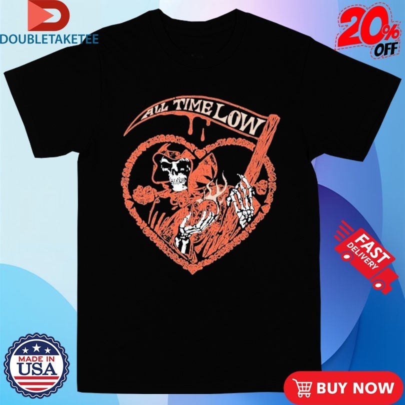 All Time Low Grim Reaper Valentine's Day - Adult & Kids T-Shirts, Sweatshirts & Hoodies apparel design preview 1