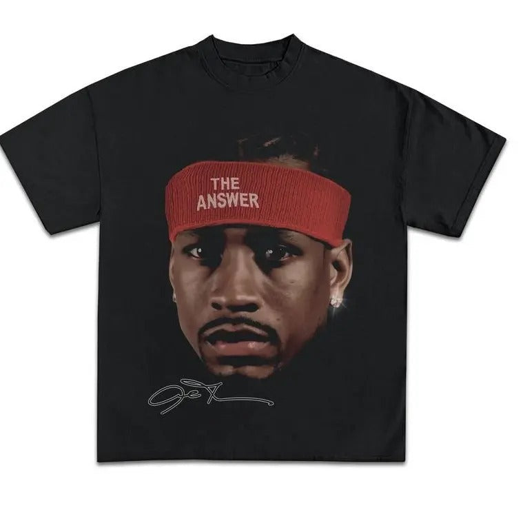 Allen Iverson Vintage Bootleg Fans Top Streetwear - Adult & Kids T-Shirts, Sweatshirts & Hoodies apparel design preview 1