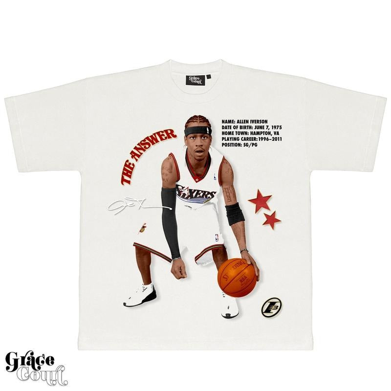 Allen Iverson VINTAGE SPORT FAN - Adult & Kids T-Shirts, Sweatshirts & Hoodies apparel design preview 1