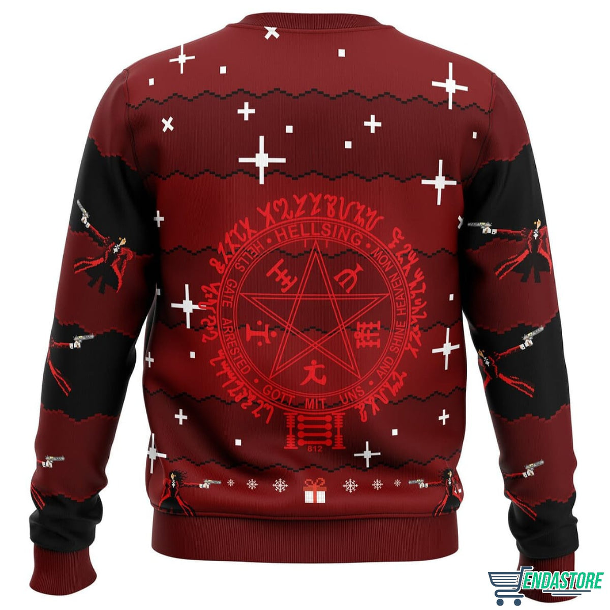 Alucard Hellsing 3D Ugly Christmas Sweater - Holiday Gift product image 2