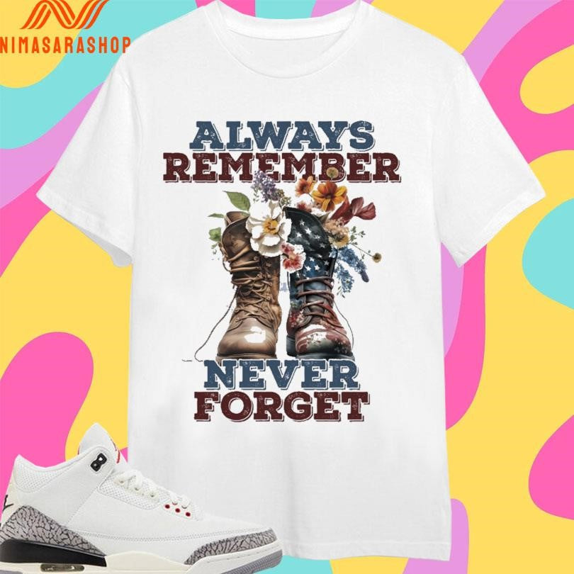 Always Remember Never Forget - Adult & Kids T-Shirts, Sweatshirts & Hoodies apparel design preview 1