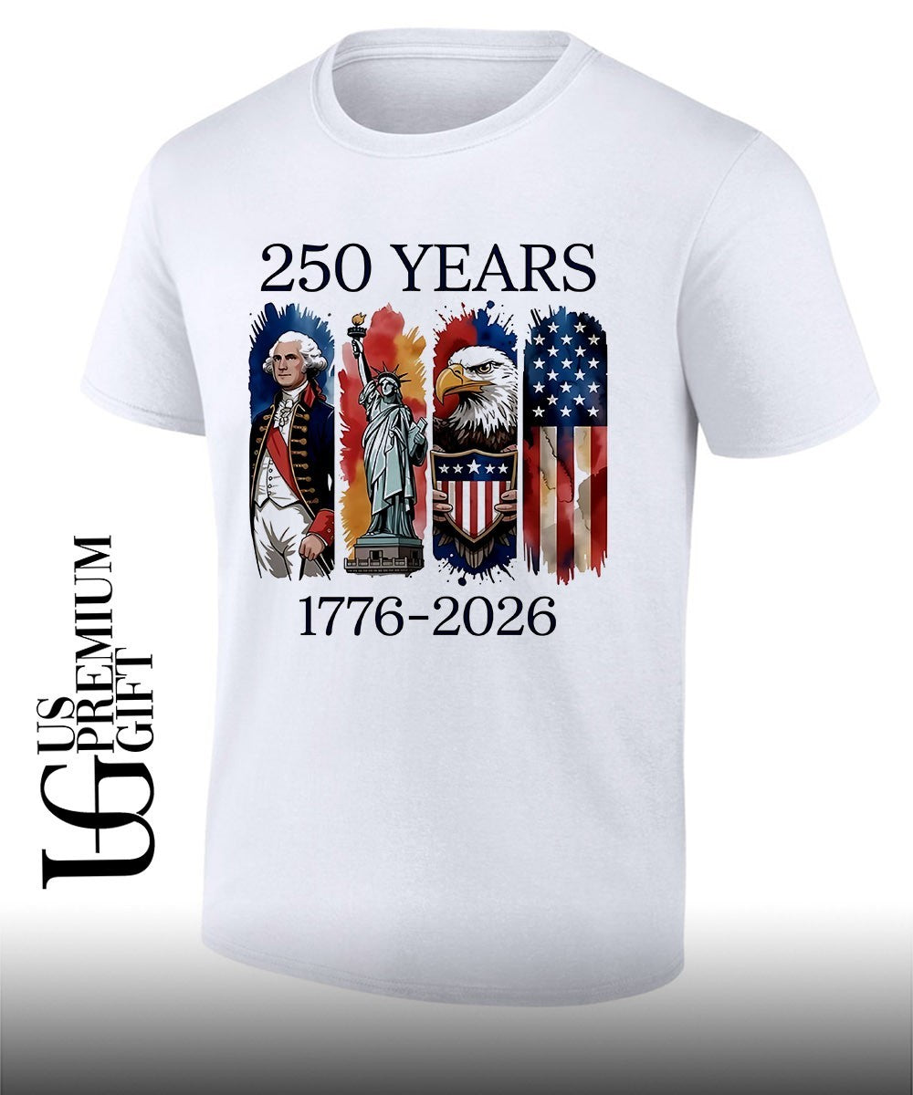 America 250 Years 1776-2026 - Adult & Kids T-Shirts, Sweatshirts & Hoodies apparel design preview 1
