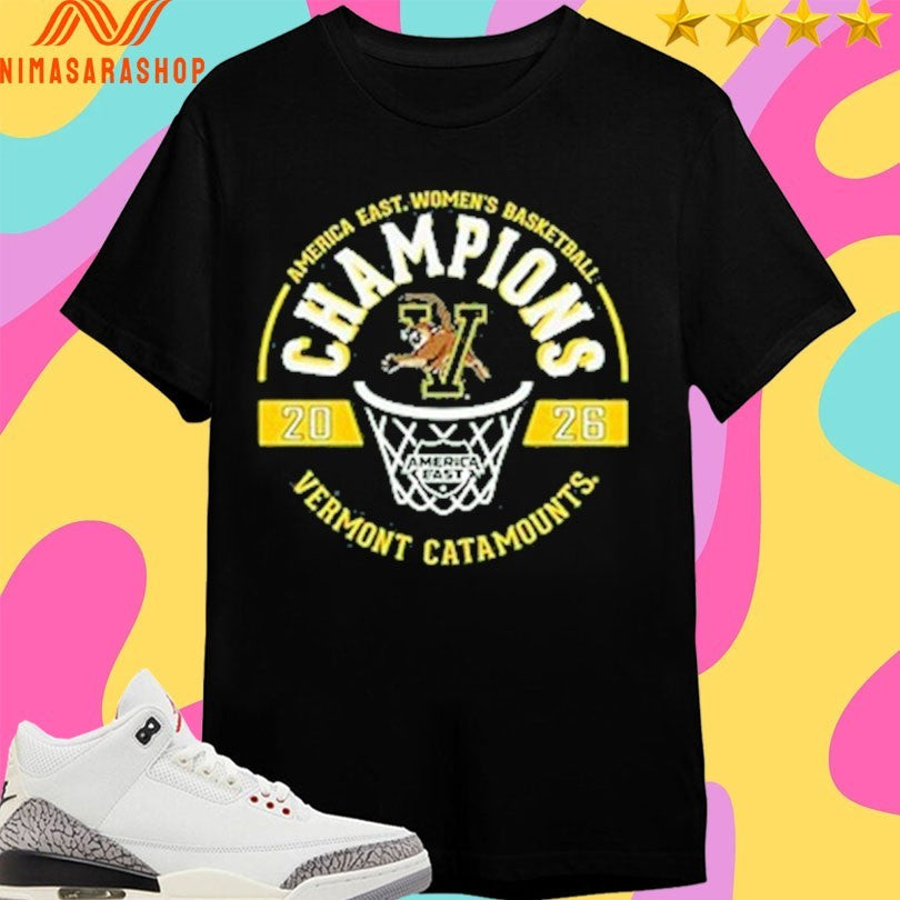 America East Women’s Basketball Champions 2026 - Adult & Kids T-Shirts, Sweatshirts & Hoodies apparel design preview 1