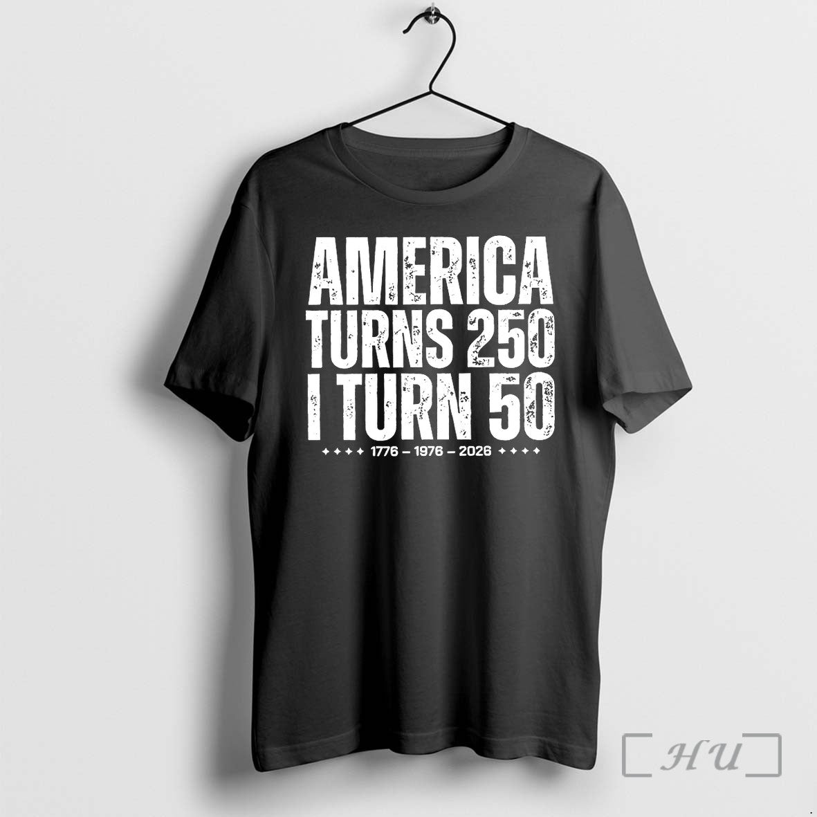America Turns 250 I Turn 50 1776 1976 2026 Sweater - Adult & Kids T-Shirts, Sweatshirts & Hoodies apparel design preview 1