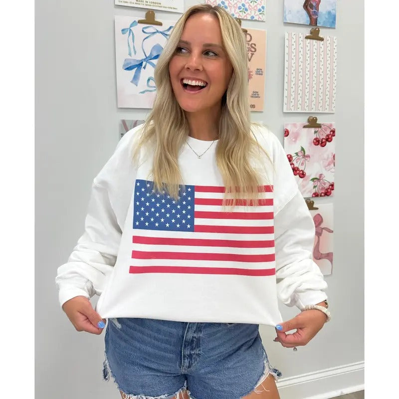American Flag Classic Pattern Comfortable Fit - Adult & Kids T-Shirts, Sweatshirts & Hoodies apparel design preview 1