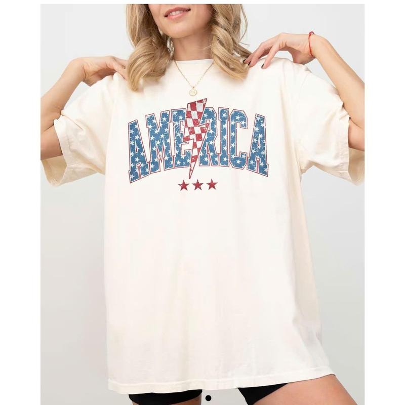 American Flag Flowers Red White Blue Floral Patriotic - Adult & Kids T-Shirts, Sweatshirts & Hoodies apparel design preview 1