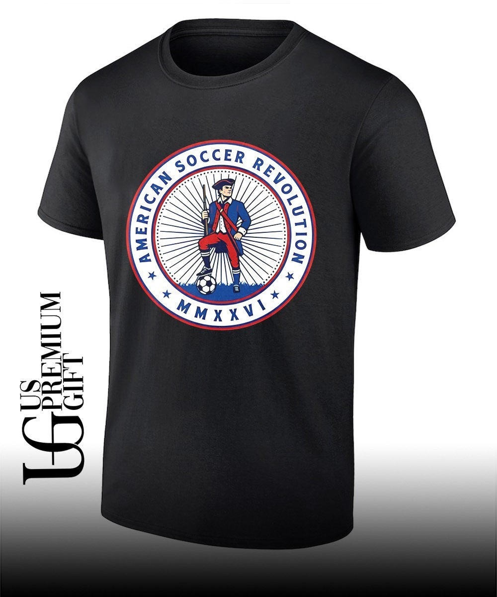 American Soccer Revolution M X V I Continental - Adult & Kids T-Shirts, Sweatshirts & Hoodies apparel design preview 1