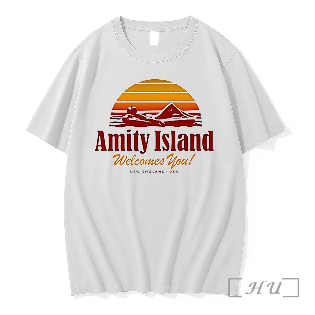 Amity Island Welcomes You New England Usa Sweater Jpg - Adult & Kids T-Shirts, Sweatshirts & Hoodies apparel design preview 1