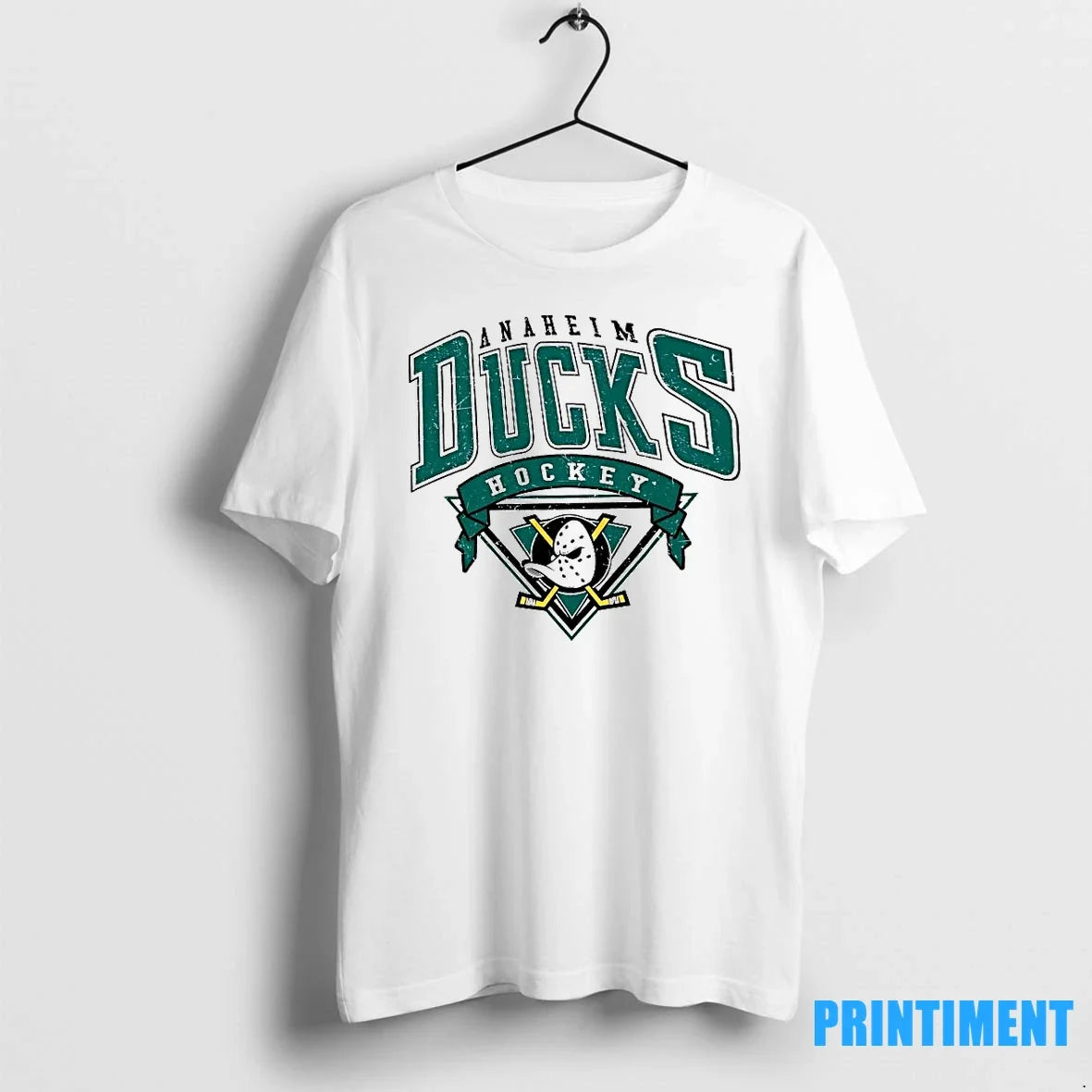 Anaheim Mighty Ducks Retro Fan Nhl Sweater - Adult & Kids T-Shirts, Sweatshirts & Hoodies apparel design preview 1