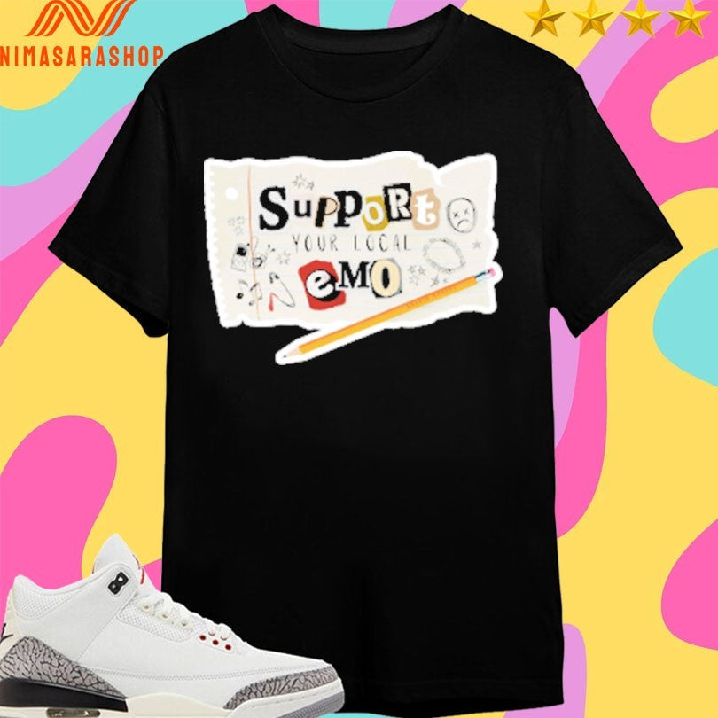 Anakin Murphy Support Your Local Emo - Adult & Kids T-Shirts, Sweatshirts & Hoodies apparel design preview 1