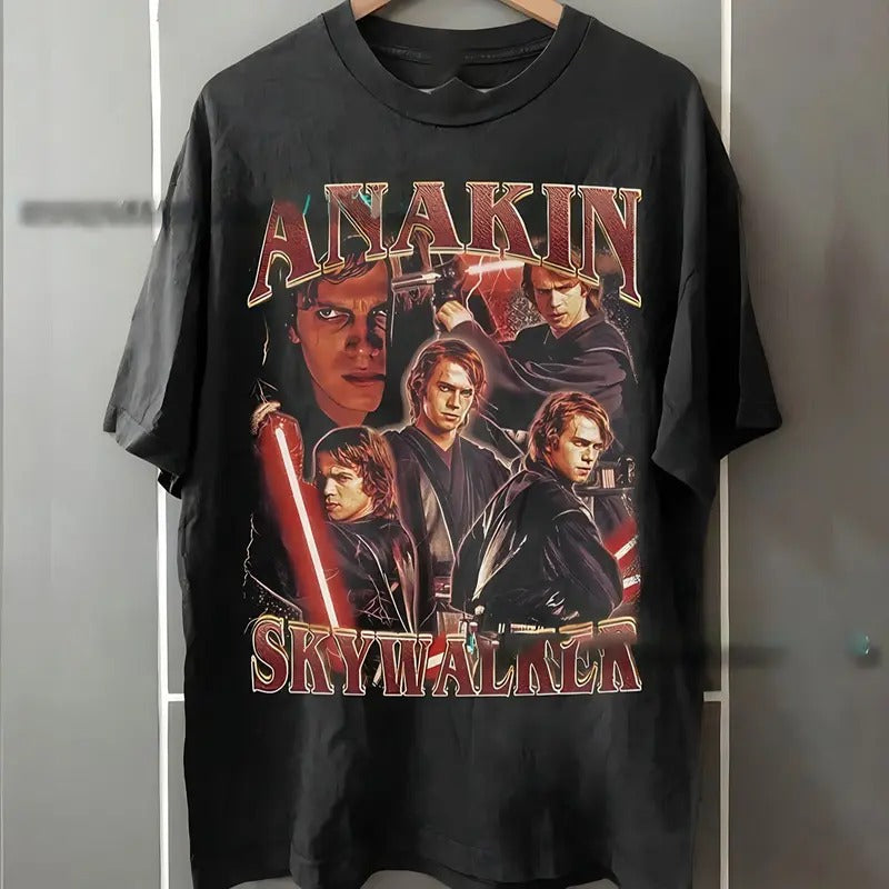 Anakin Skywalker Vintage 90s - Adult & Kids T-Shirts, Sweatshirts & Hoodies apparel design preview 1