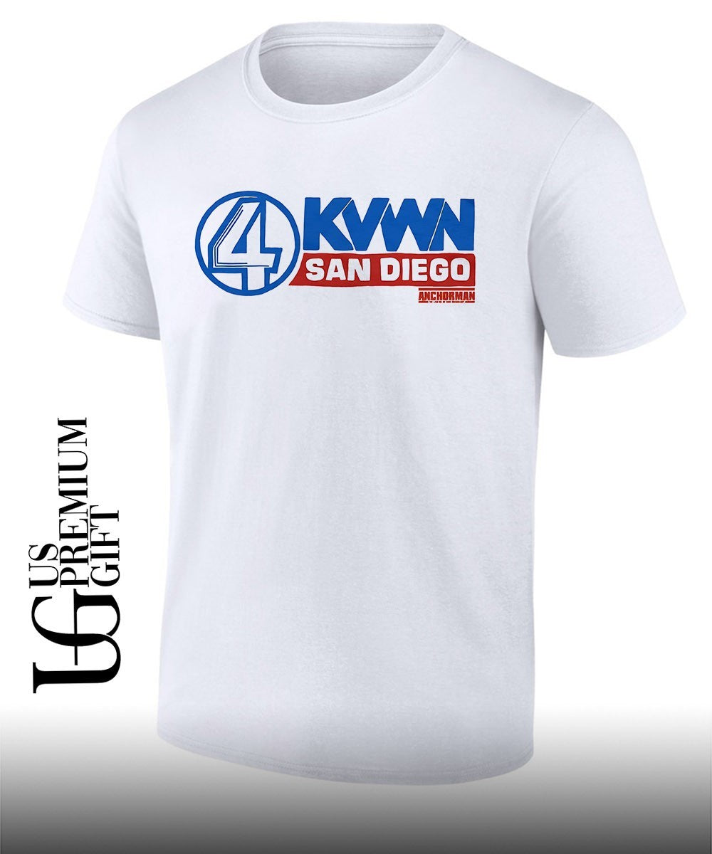Anchorman KVWN Channel 4 News - Adult & Kids T-Shirts, Sweatshirts & Hoodies apparel design preview 1