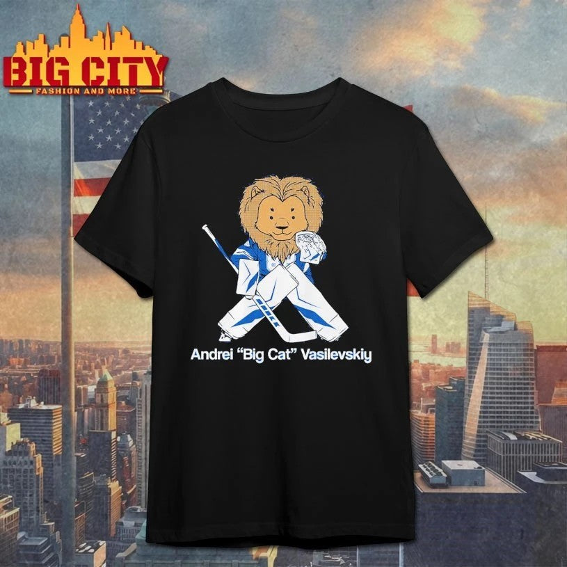 Andrei Vasilevskiy Big Cat Guy - Adult & Kids T-Shirts, Sweatshirts & Hoodies apparel design preview 1