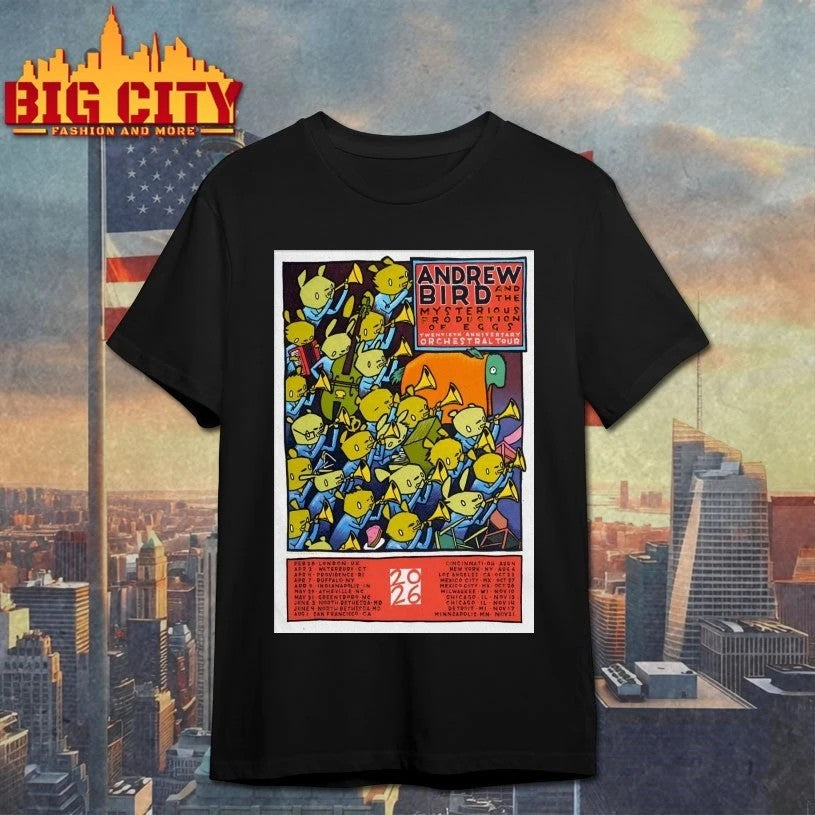 Andrew Bird The Mysterious Production Of Eggs - Adult & Kids T-Shirts, Sweatshirts & Hoodies apparel design preview 1