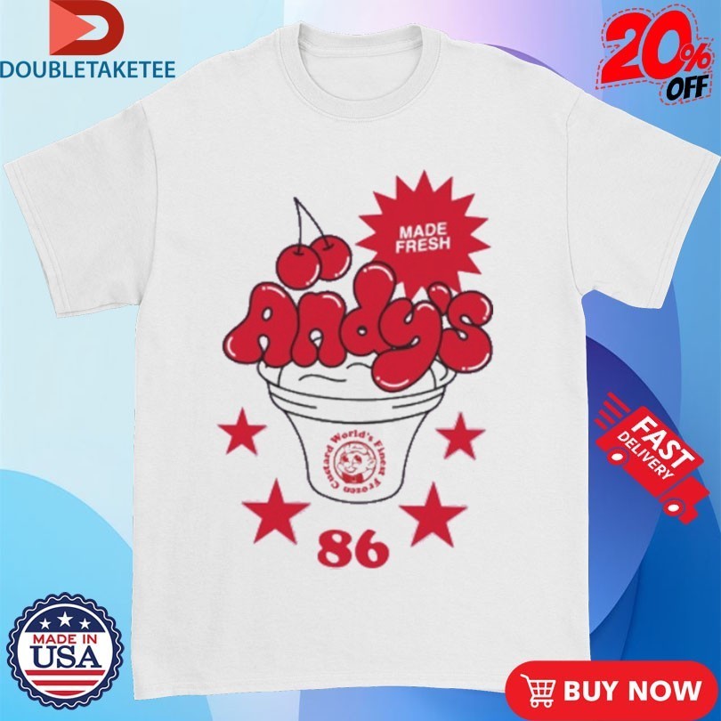 Andy's Made Fresh Cherry - Adult & Kids T-Shirts, Sweatshirts & Hoodies apparel design preview 1