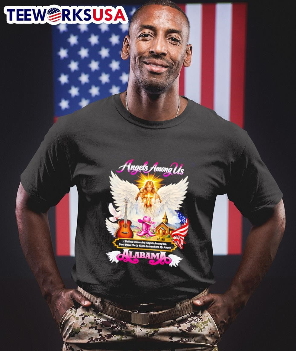 Angels Among Us I Believe There Are Sent Down To From - Adult & Kids T-Shirts, Sweatshirts & Hoodies apparel design preview 1