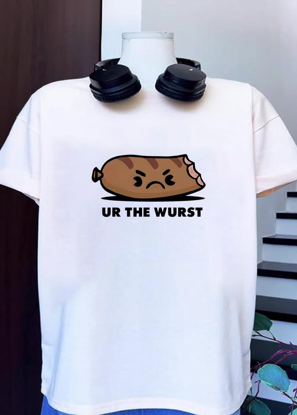 Angry Sausage Pun Ur the Wurst - Adult & Kids T-Shirts, Sweatshirts & Hoodies apparel design preview 1