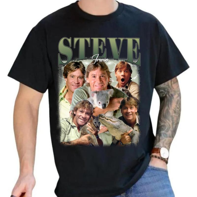 Animal Steve Crocodile Hunter Fans Top Comfort - Adult & Kids T-Shirts, Sweatshirts & Hoodies apparel design preview 1