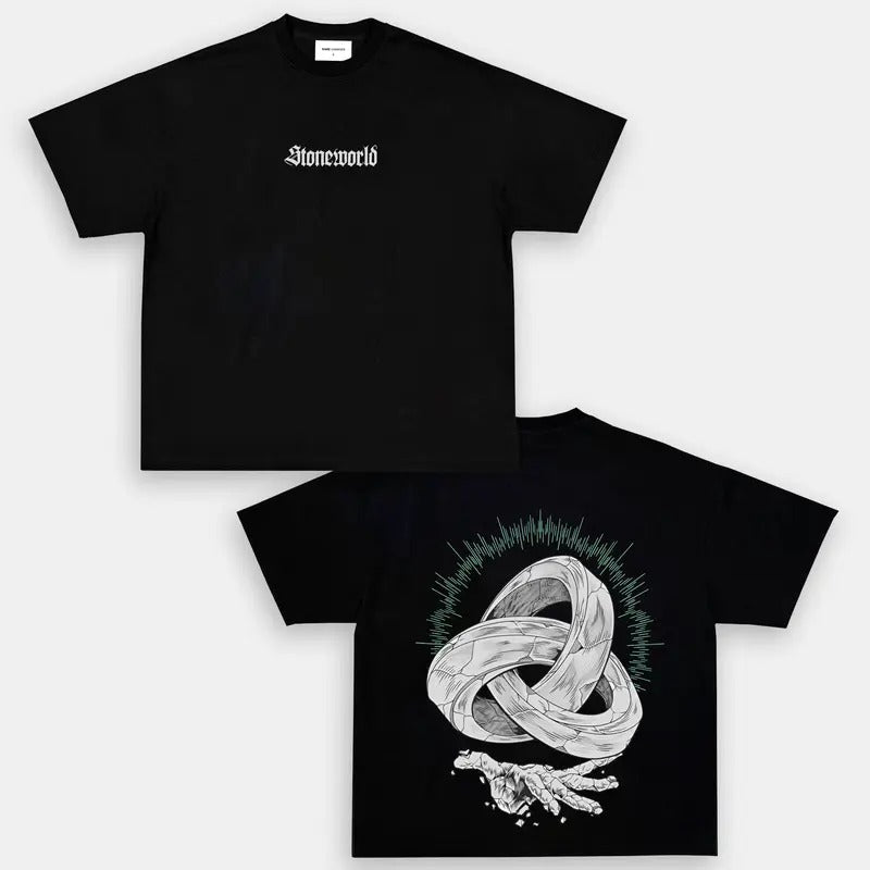 Anime Stone World Medusa Oversize - Adult & Kids T-Shirts, Sweatshirts & Hoodies apparel design preview 1