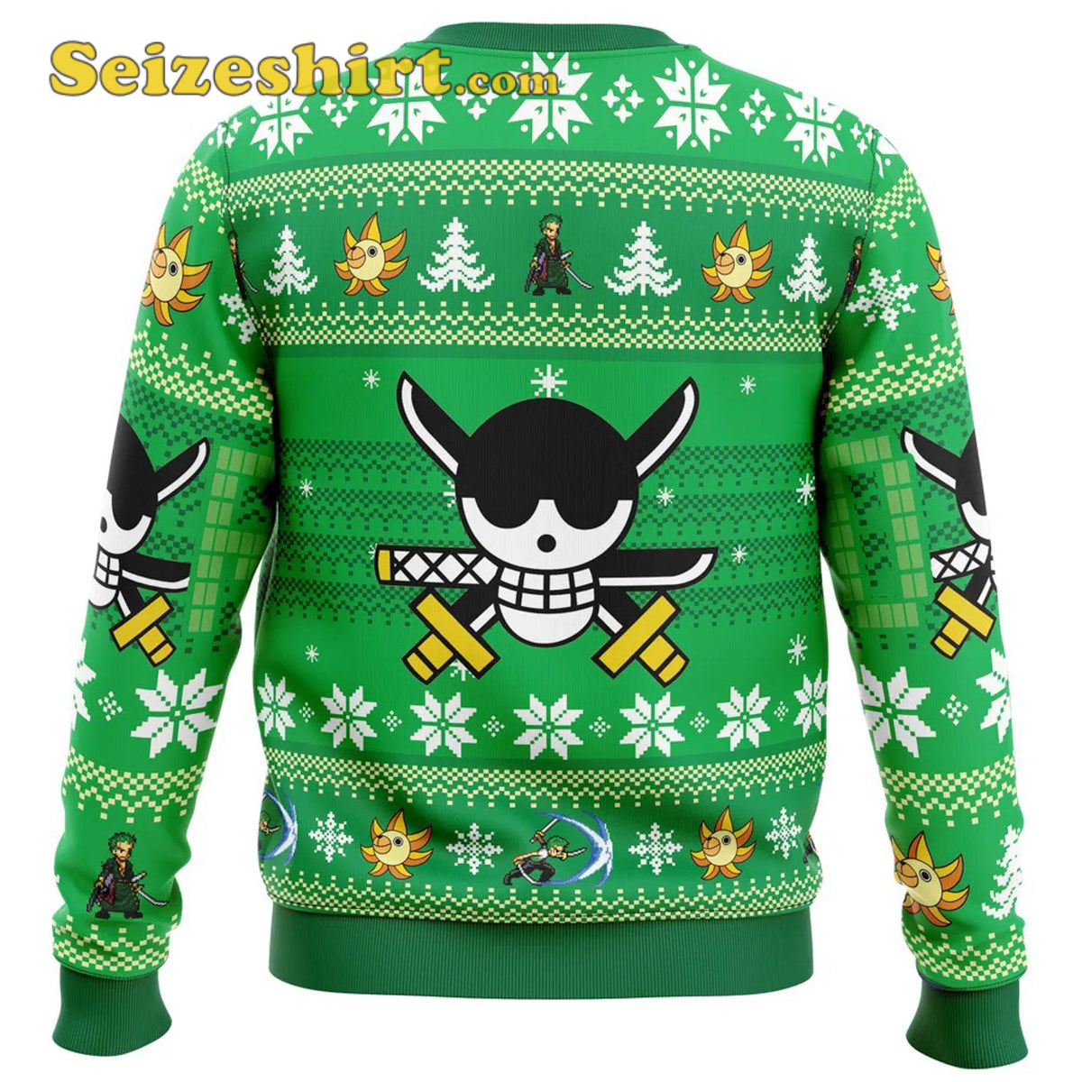 Anime Zoro One Piece Ugly Christmas Sweater - Holiday Gift product image 4
