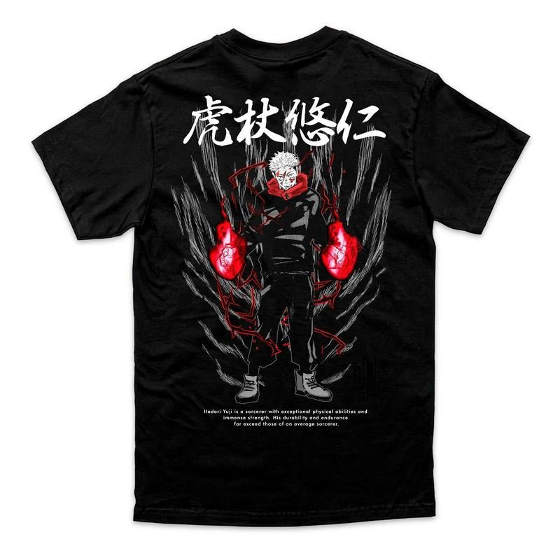 Anime Itadori Oversize Manga Lover Jujutsu Otaku Cool - Adult & Kids T-Shirts, Sweatshirts & Hoodies apparel design preview 1